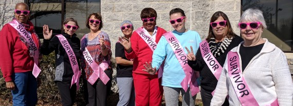 Photo of breast cancer survivors
