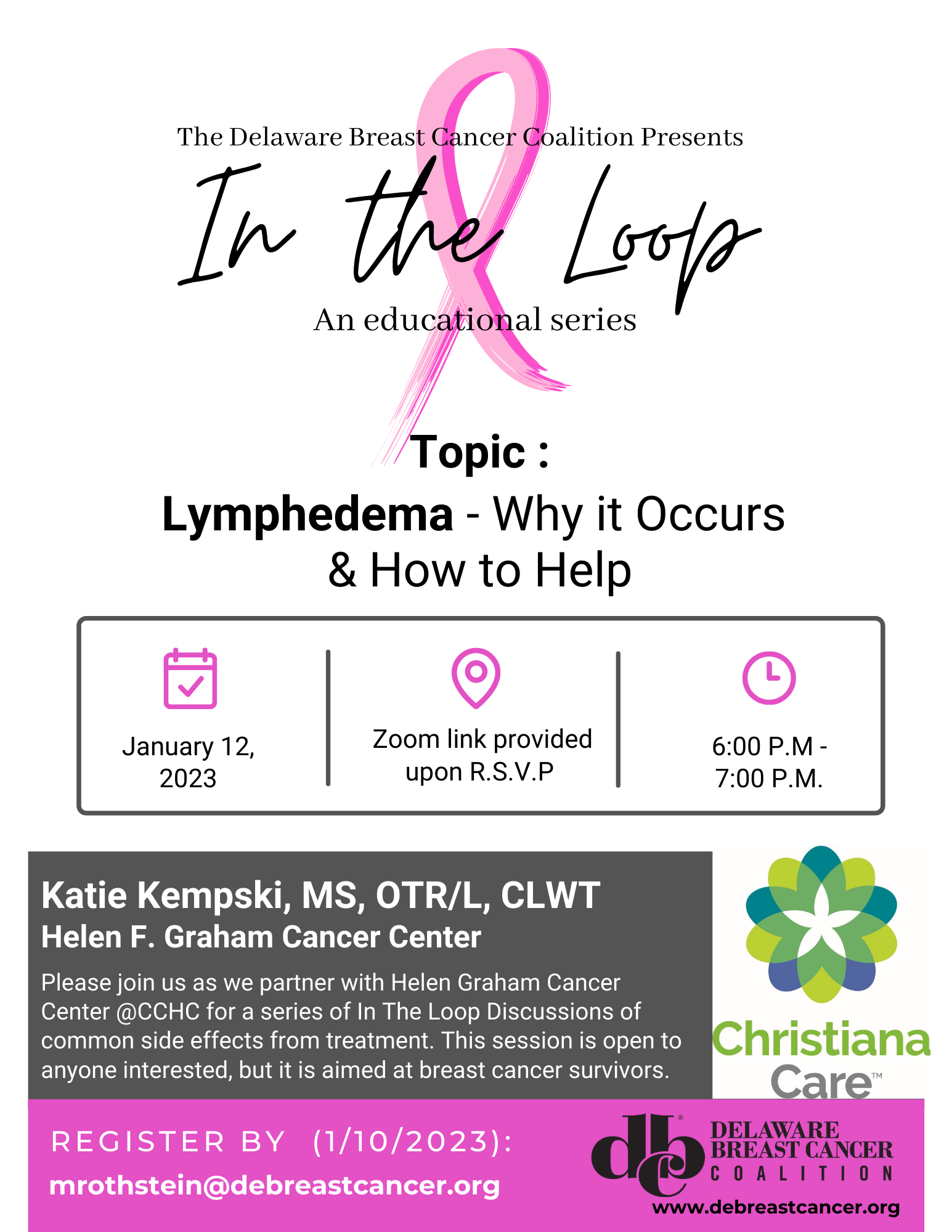 In the loop: Lymphedema virtual event
