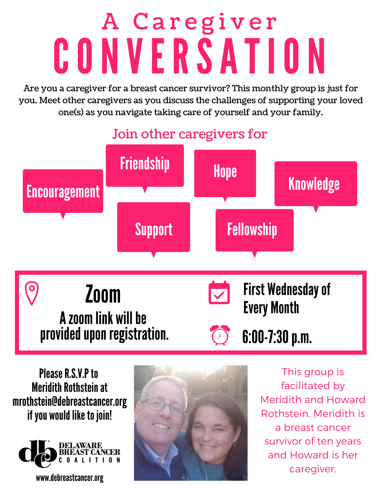 A Caregiver Conversation event flyer