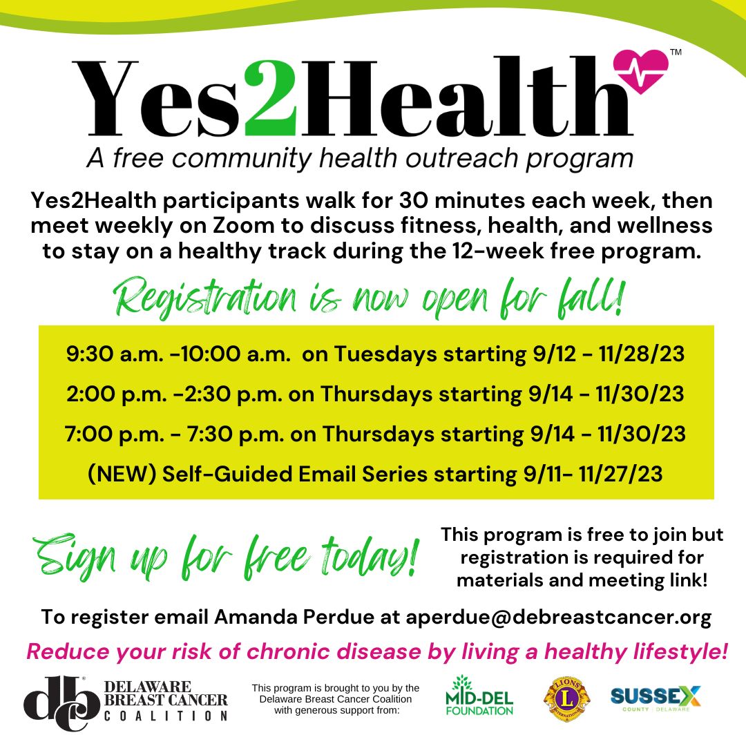 Yes2Health – Delaware Breast Cancer Coalition