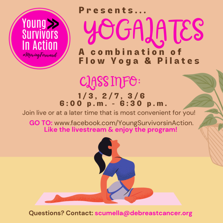 YSIA Yogalates Winter 2024 Sessions Delaware Breast Cancer Coalition